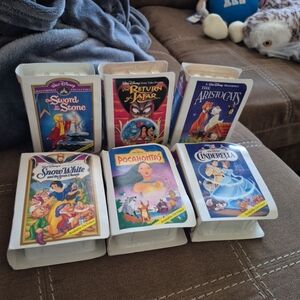 1995 Disney masterpiece collection 6 Happy Meal  Toys